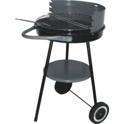 Grill okrągły Supergrill 41 cm na kólkach solinda konstrukcja
