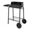 Grill węglowy GoodHome Willacy 53x38cm solidny z kólkami i blatem roboczym