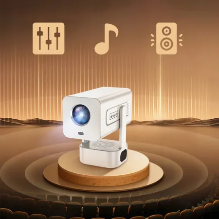 Przenośny mini Projektor Zenwire Full HD 1920x1080 4K Rzutnik Android WiFi