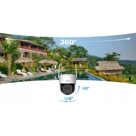 Kamera zewnętrzna obrotowa WiFi 8MPx Dahua P8F-PV WizColor z analizą obrazu