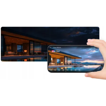 Kamera zewnętrzna obrotowa WiFi 8MPx Dahua P8F-PV WizColor z analizą obrazu