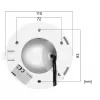 KAMERA AHD HD-CVI HD-TVI PAL HAC-HDW1549X-IL-A-PRO-0280B DAHUA