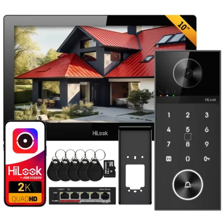 Wideodomofon IP WiFi dotykowy IP-VIS-PRO-K HiLook by Hikvision Pin czytnik