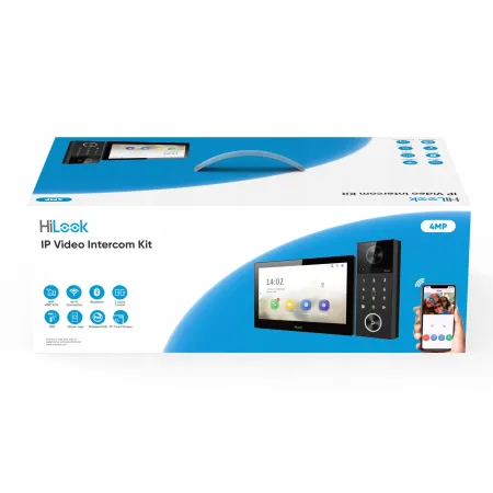 Wideodomofon IP WiFi dotykowy IP-VIS-PRO-K HiLook by Hikvision Pin czytnik