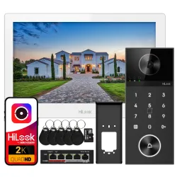 Wideodomofon IP WiFi HiLook PoE IP-VIS-PRO-K-W furtka brama czytnik kod PIN