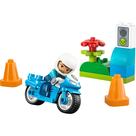 LEGO DUPLO niebieski motocykl policyjny 10471