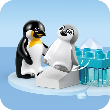 LEGO DUPLO Rodziny dzikich zwierząt: pingwiny i lwy 10442