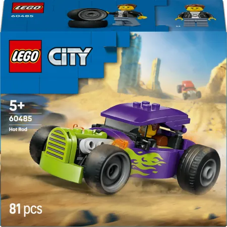 LEGO City 60485 Hot Rod, zestaw klocków dla dzieci +5 lat