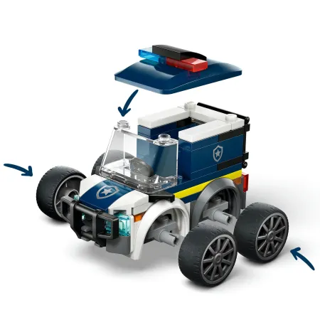 LEGO City 60481 Pojazdy ciężarówka policyjna dla dzieci