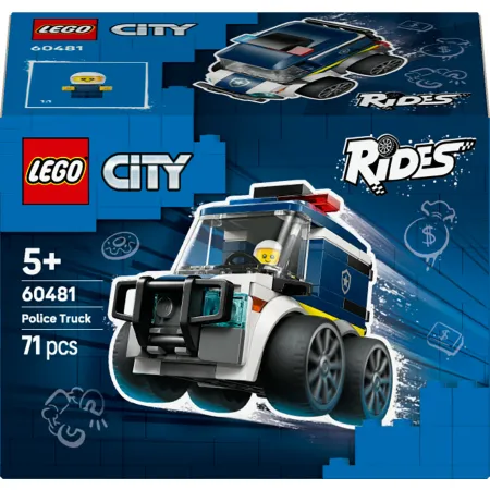 LEGO City 60481 Pojazdy ciężarówka policyjna dla dzieci