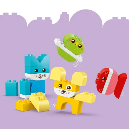 Klocki LEGO DUPLO 10477 kreatywne zwierzaki 3 w 1, zestaw dla dzieci +18 mc