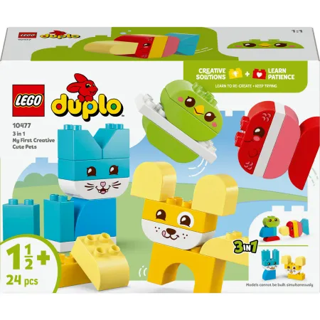 Klocki LEGO DUPLO 10477 kreatywne zwierzaki 3 w 1, zestaw dla dzieci +18 mc