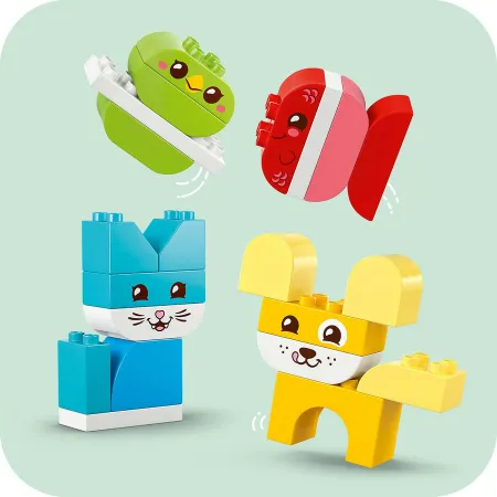 Klocki LEGO DUPLO 10477 kreatywne zwierzaki 3 w 1, zestaw dla dzieci +18 mc