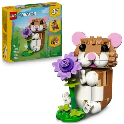 LEGO Creator 3 w 1 31376 Uroczy chomik z kwiatkiem