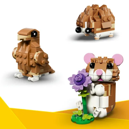 LEGO Creator 3 w 1 31376 Uroczy chomik z kwiatkiem