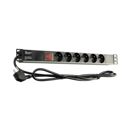 Listwa zasilająca Getfort LGF-06-Z 6 gniazd 1,5 m czarna