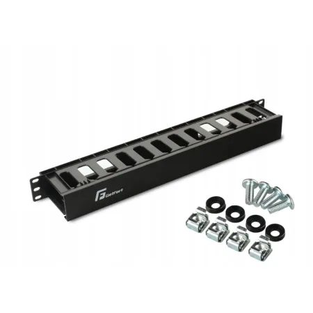 Organizer kabli 1U poziomy zamykany OGF-PM Getfort