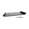 Półka rackowa uniwersalna Getfort 19 cali 1U 270mm czarna