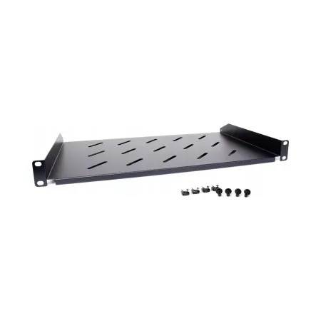 Półka rackowa uniwersalna Getfort 19 cali 1U 270mm czarna