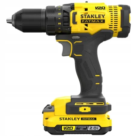 Wiertarko-wkrętarka Stanley FatMax SFMCD700D2A-QW 2x2Ah + akcesoria 100szt.