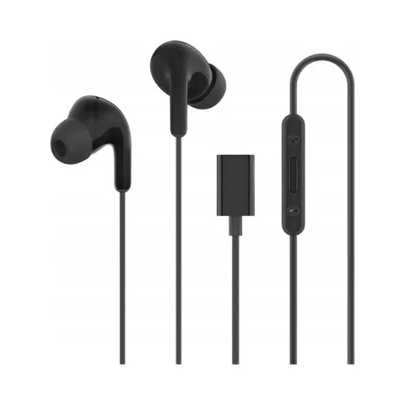 Słuchawki przewodowe Xiaomi BHR8930GL dokanałowe USB-C z pilotem - czarne