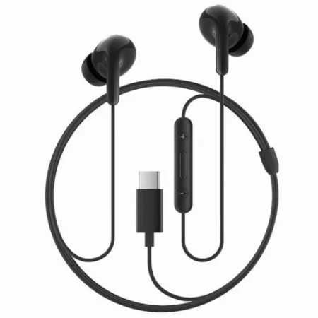 Słuchawki przewodowe Xiaomi BHR8930GL dokanałowe USB-C z pilotem - czarne