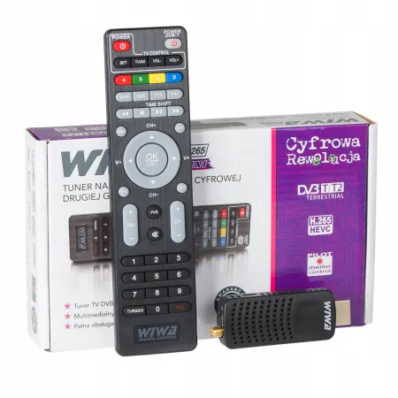 Wiwa Tuner H.265 MINI DVB-T/DVB-T2 H.265 HD