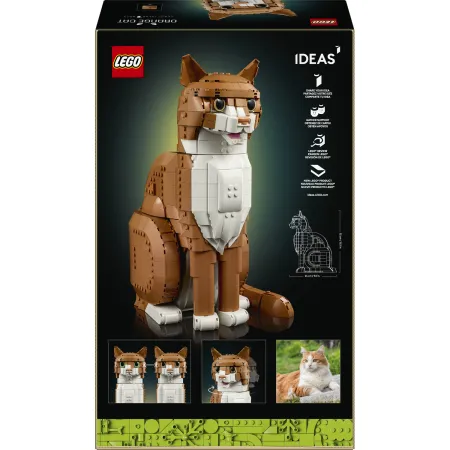 LEGO 21376 Rudy kot | zestaw kolekcjonerski do składania