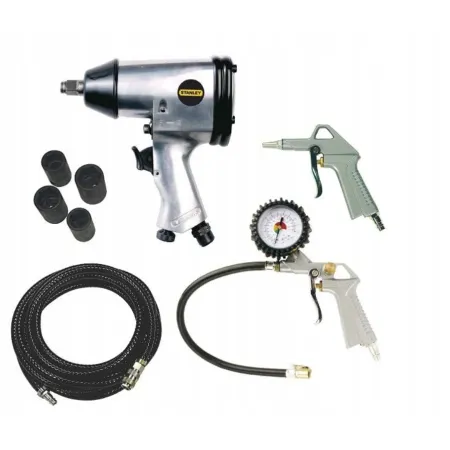 Klucz udarowy pneumatyczny 1/2" 260Nm z wężem 10m Stanley 9045769STN