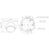Kamera kopułowa IP Dahua WDR IPC-HDW1439V-A-IL PoE 4 Mpx Smart Dual Light