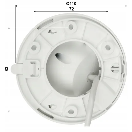 Kamera kopułowa IP Dahua WDR IPC-HDW1439V-A-IL PoE 4 Mpx Smart Dual Light