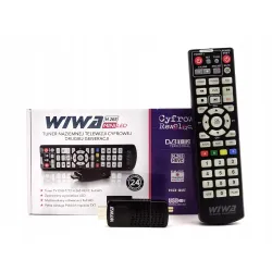 Tuner DVB-T2 Wiwa Mini dekoder tv naziemnej H.265