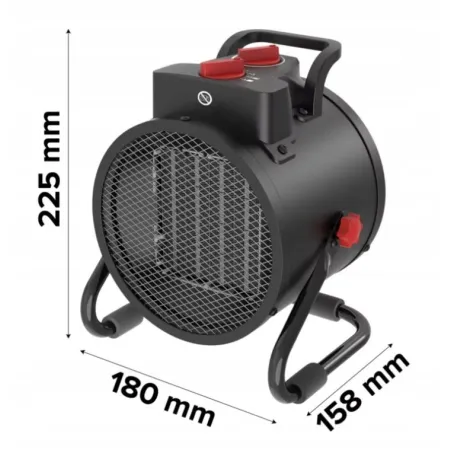 Nagrzewnica elektryczna 2000 W
