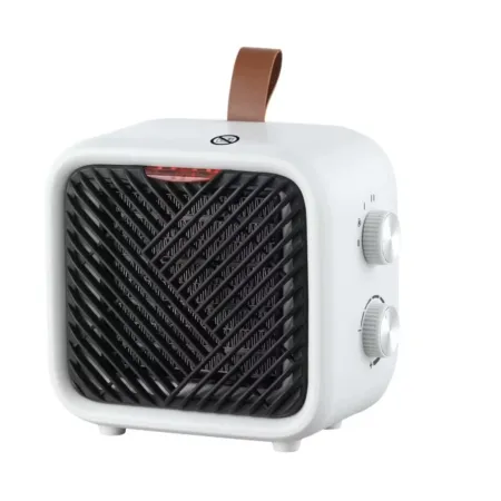 Termowentylator 1500W Grzałka PTC Biały Regulowany termostat
